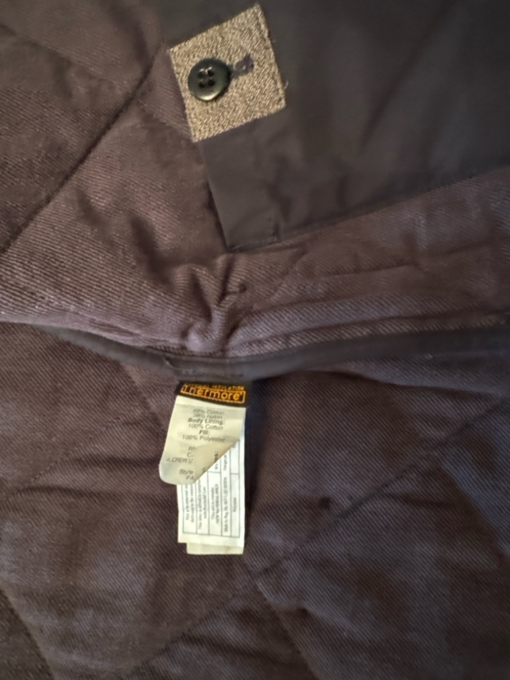 J. Crew Quilted Sussex Vest in Black Medium - Picture 8 of 8